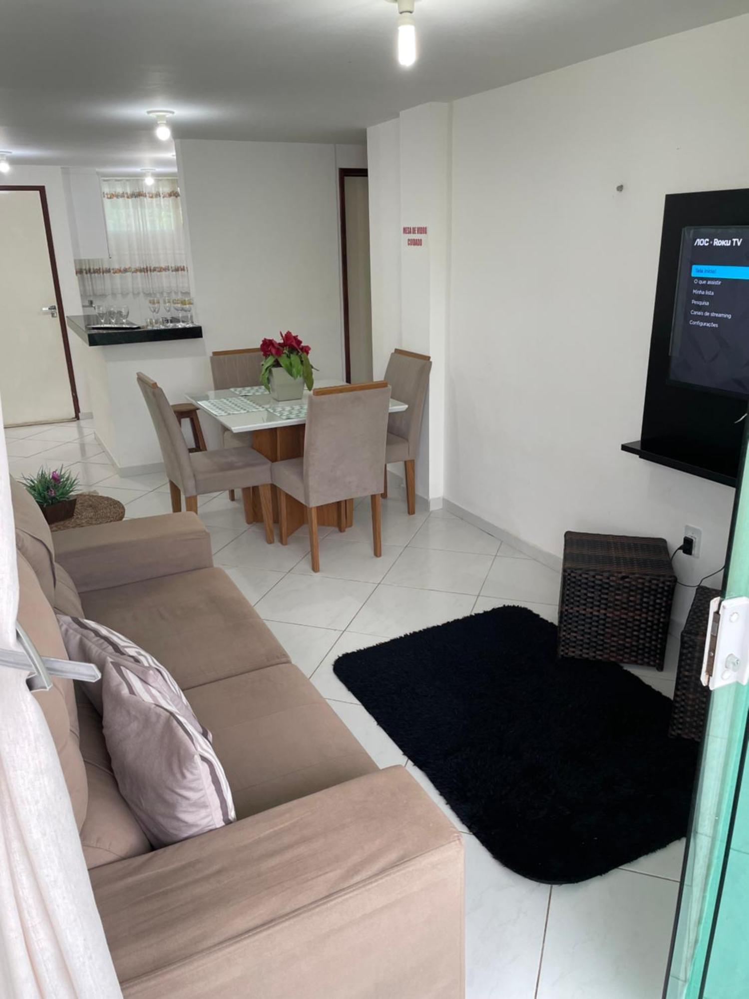 콩데 Mar E Sol Residencial 2 Quartos C Ar Condicionado,500 Metros Da Praia De Jacuma 아파트 외부 사진